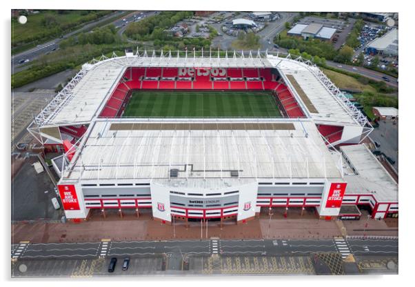 bet365 Stadium Acrylic by Apollo Aerial Photography