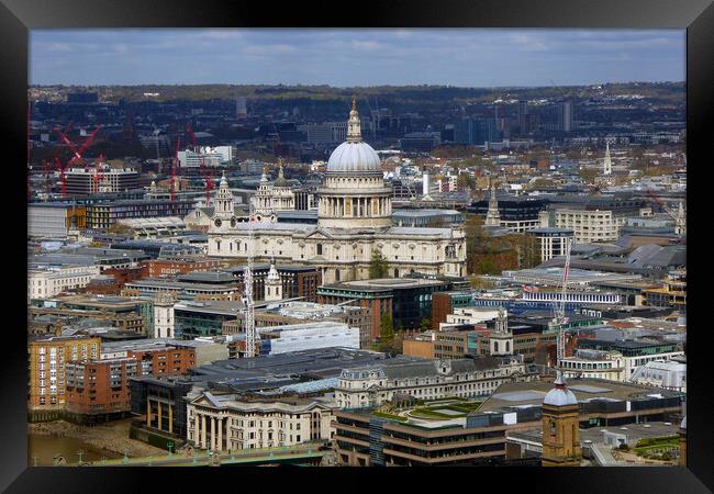 St Paul's Cathedral London England Framed Print by Andy Evans Photos
