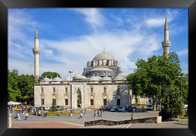 Beyazit Mosque and Square in Istanbul Framed Print by Artur Bogacki