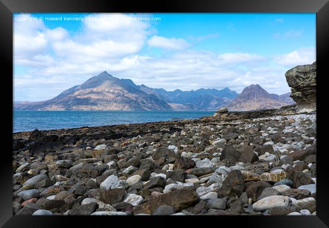 The Cuillins from Elgol, Isle of Skye, Scotland Framed Print by Howard Kennedy