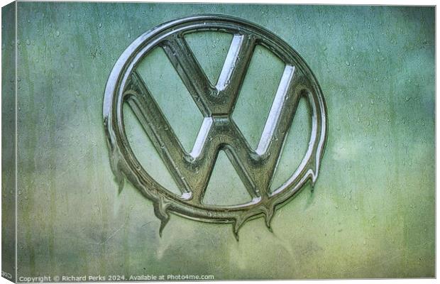Volkswagen Meltdown Canvas Print by Richard Perks