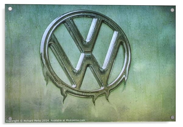 Volkswagen Meltdown Acrylic by Richard Perks