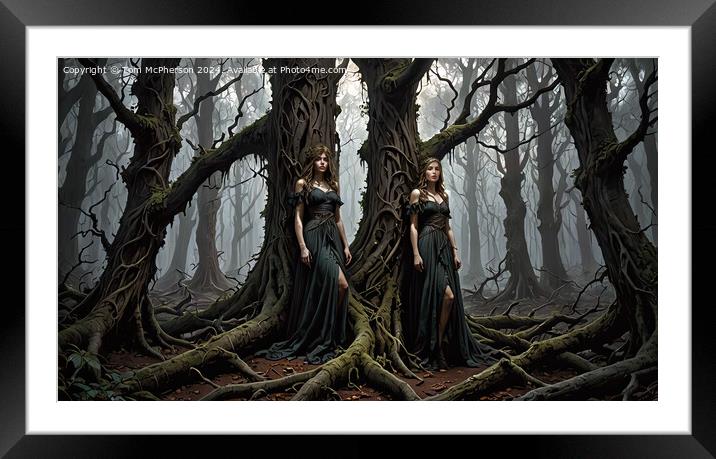 Mystery Women Framed Mounted Print by Tom McPherson