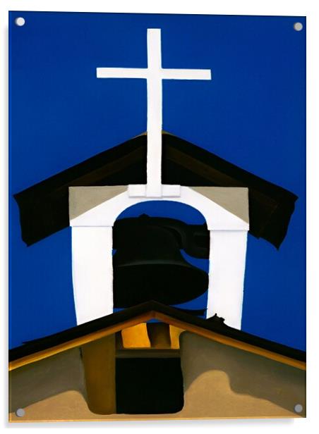Georgia OKeeffe - Church Steeple Acrylic by Welliam Store