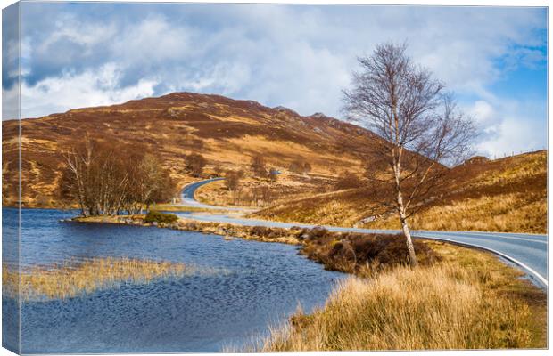 Loch Tarff looking to Suidhe Viewpoint Canvas Print by John Frid