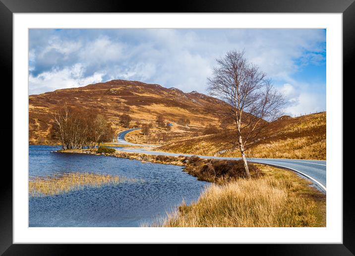 Loch Tarff looking to Suidhe Viewpoint Framed Mounted Print by John Frid