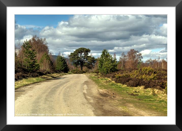 The Road From Whitewell Framed Mounted Print by Jamie Green