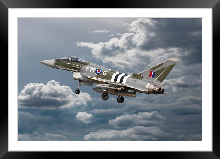 Eurofighter Typhoon Moggy Framed Mounted Print by J Biggadike