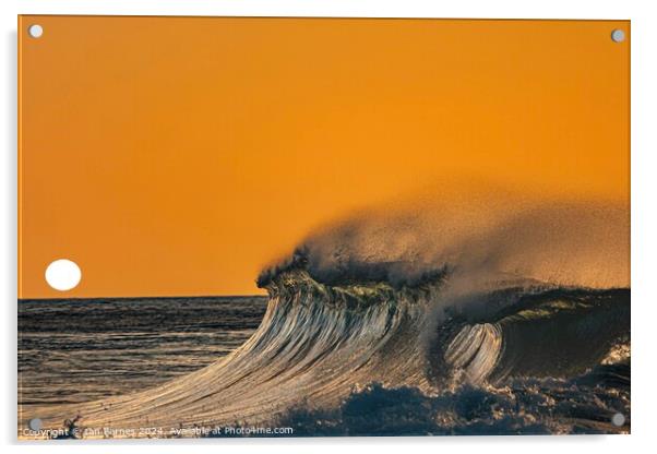 Fuerteventura sunrise Acrylic by Ian Barnes