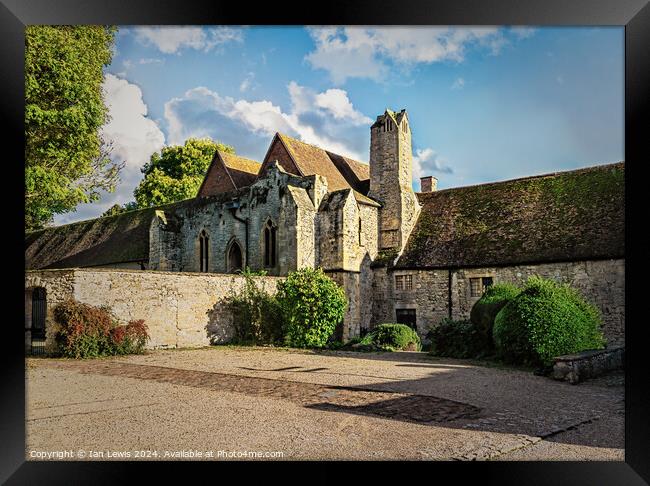 The Checker at Abingdon Abbey Framed Print by Ian Lewis