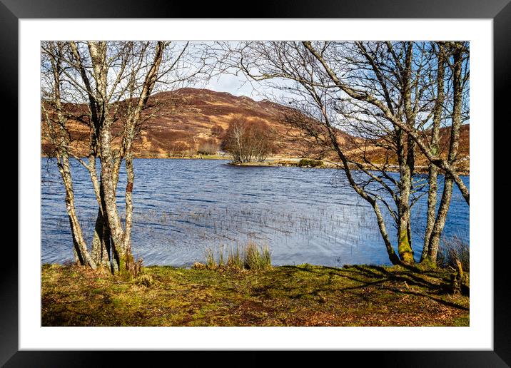 Loch Tarff in the Scottish Highlands Framed Mounted Print by John Frid