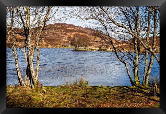 Loch Tarff in the Scottish Highlands Framed Print by John Frid