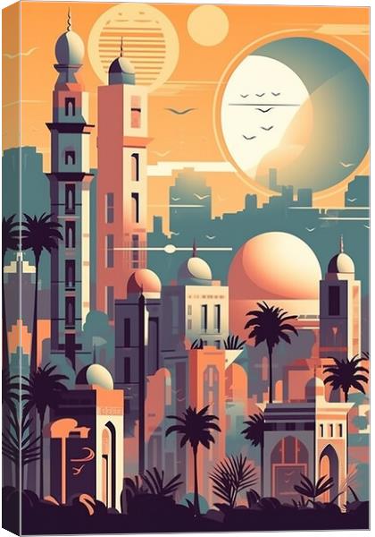 Cairo Eygpt Poster Canvas Print by Steve Smith