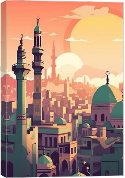 Cairo Eygpt Poster Canvas Print by Steve Smith