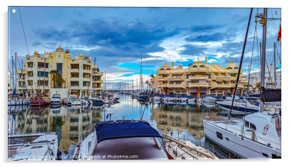 Puerto Marina in Benalmadena Acrylic by Dark Blue Star
