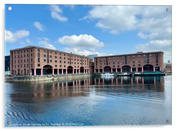 Albert Dock Liverpool Acrylic by Sheila Ramsey