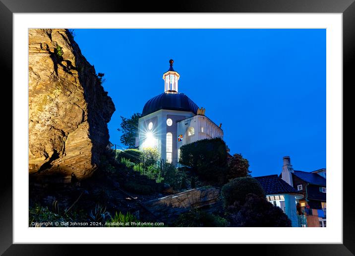 Views around the Welsh Village of portmerion Framed Mounted Print by Gail Johnson