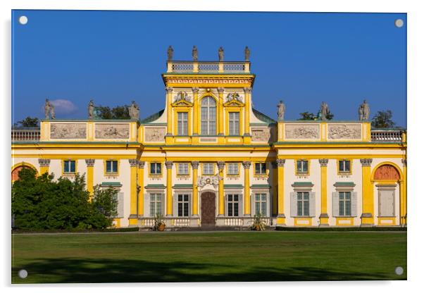 Wilanow Palace In Warsaw Acrylic by Artur Bogacki