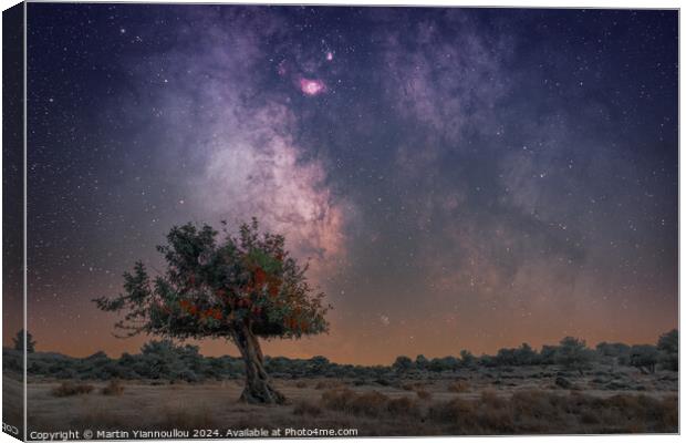 A Cypriot Sky Canvas Print by Martin Yiannoullou