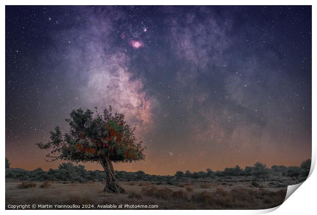 A Cypriot Sky Print by Martin Yiannoullou
