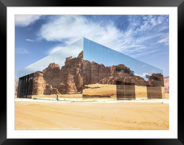 Invisible Building Framed Mounted Print by Ghalia N.