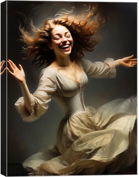 She Dances Well Canvas Print by Julian Bound