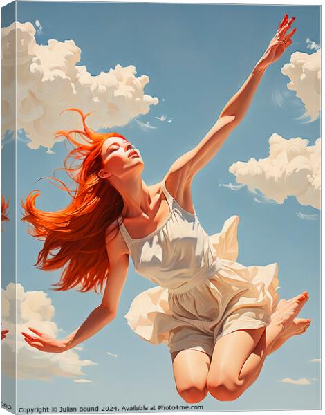 She Found Her Freedom Canvas Print by Julian Bound