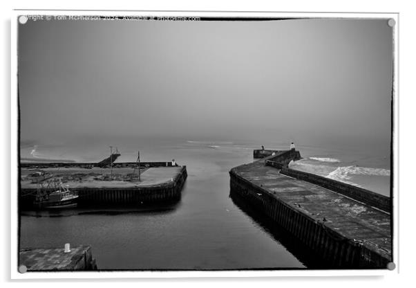 Sea Haar at Burghead Acrylic by Tom McPherson