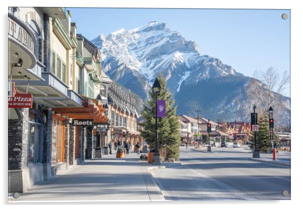 Banff, Canada Acrylic by Graham Custance