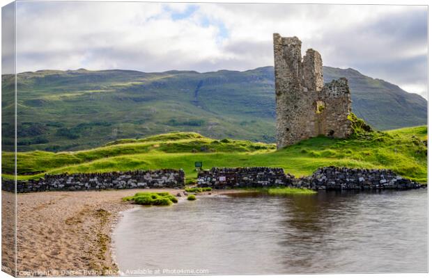 Ardvreck Canvas Print by Darrell Evans