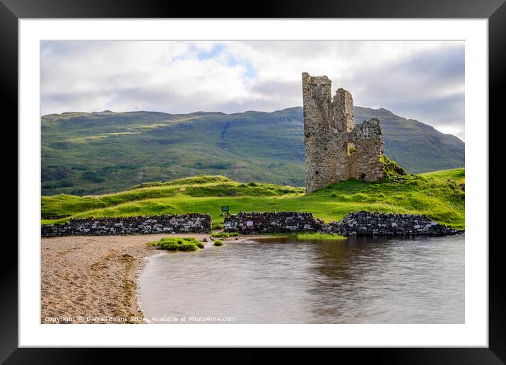 Ardvreck Framed Mounted Print by Darrell Evans