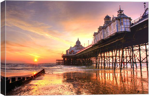 Eastbourne Sunrise Canvas Print by Phil Clements