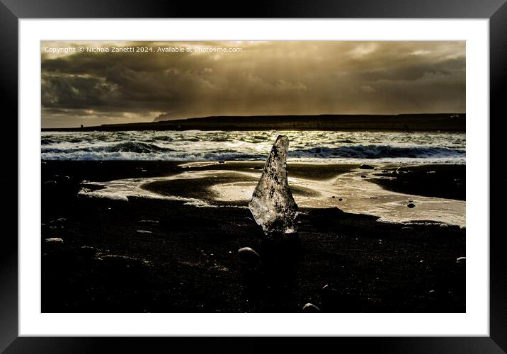 Diamond of Iceland  Framed Mounted Print by Nicholà Zanetti