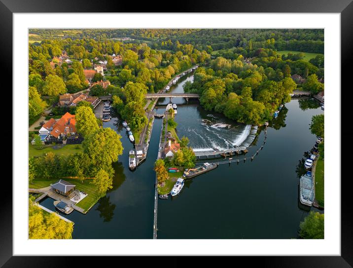 Goring-on-Thames Framed Mounted Print by Geoff Storey