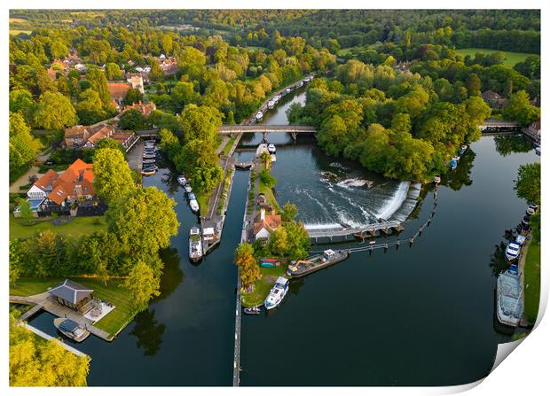 Goring-on-Thames Print by Geoff Storey