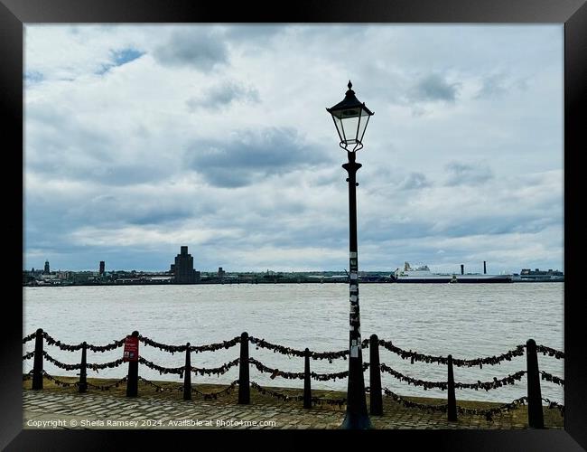 The Mersey Framed Print by Sheila Ramsey