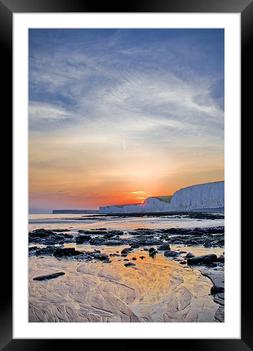 Seven Sisters Sunset Framed Mounted Print by Phil Clements