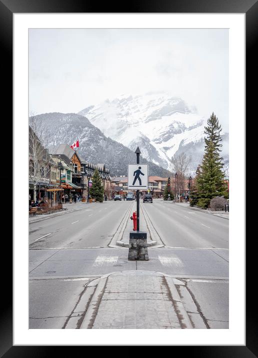 Banff, Canada Framed Mounted Print by Graham Custance