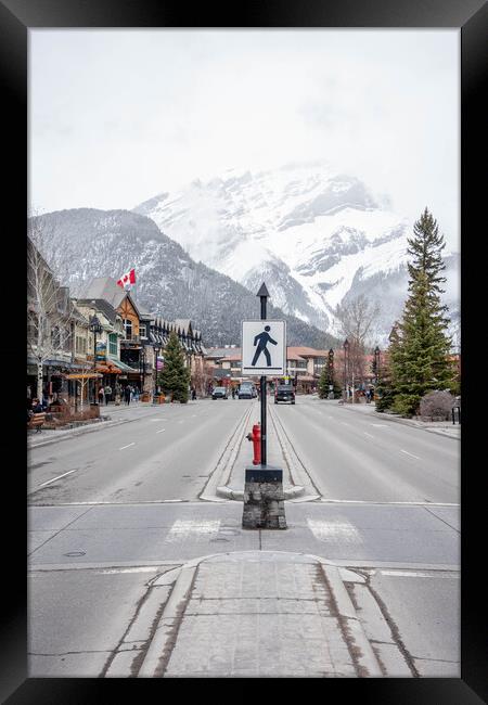 Banff, Canada Framed Print by Graham Custance
