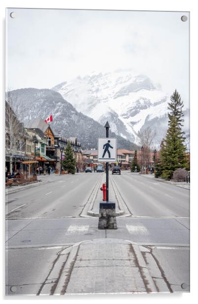 Banff, Canada Acrylic by Graham Custance