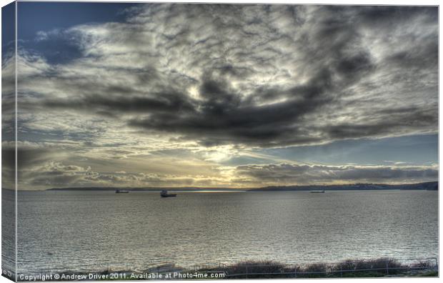 Pendennis point Canvas Print by Andrew Driver