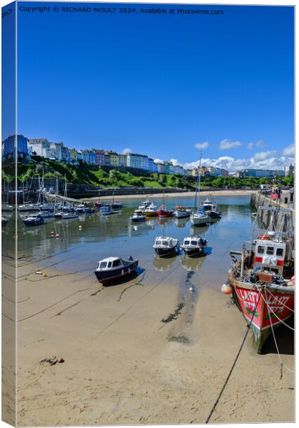Timeless Tenby Harbour Canvas Print by RICHARD MOULT