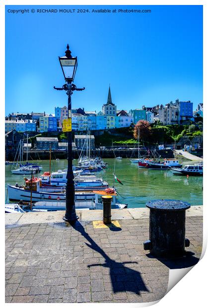 Timeless Tenby Harbour Print by RICHARD MOULT