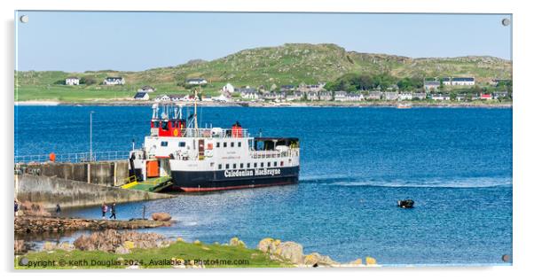 Across the Sound of Iona Acrylic by Keith Douglas