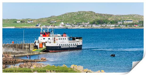 Across the Sound of Iona Print by Keith Douglas