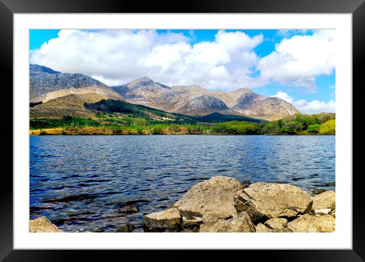 Lough Inagh Framed Mounted Print by Fabrizio Troiani