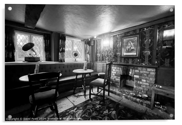Victorian Pub Snug Acrylic by David Pyatt