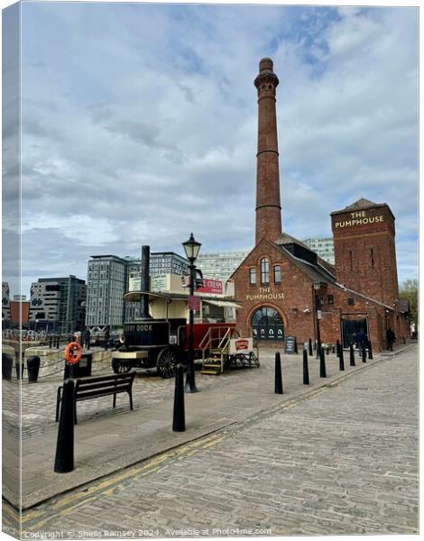 The Pumphouse Liverpool Canvas Print by Sheila Ramsey