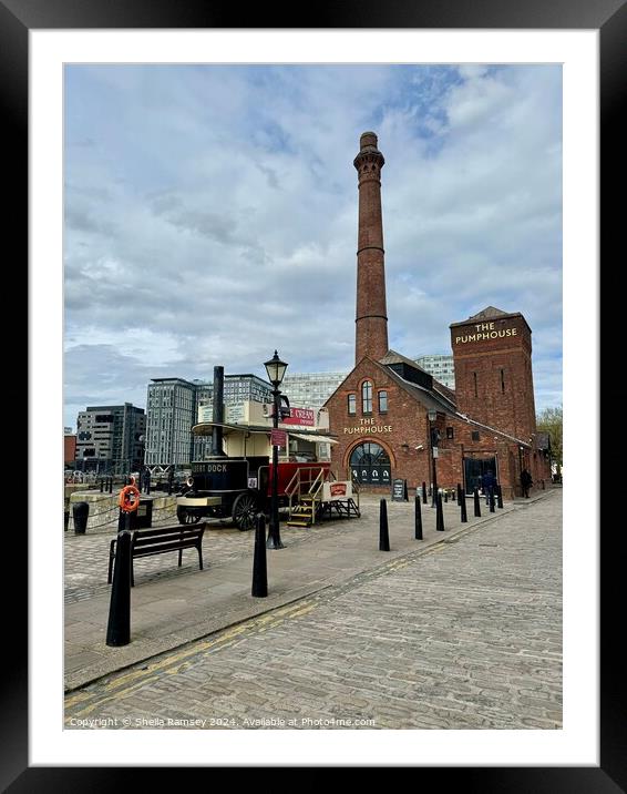 The Pumphouse Liverpool Framed Mounted Print by Sheila Ramsey