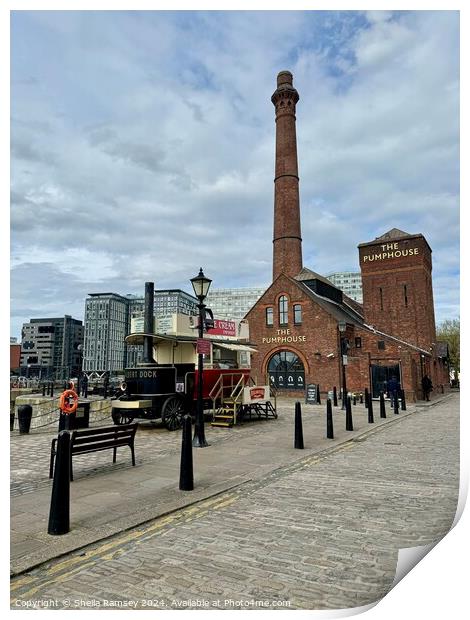 The Pumphouse Liverpool Print by Sheila Ramsey